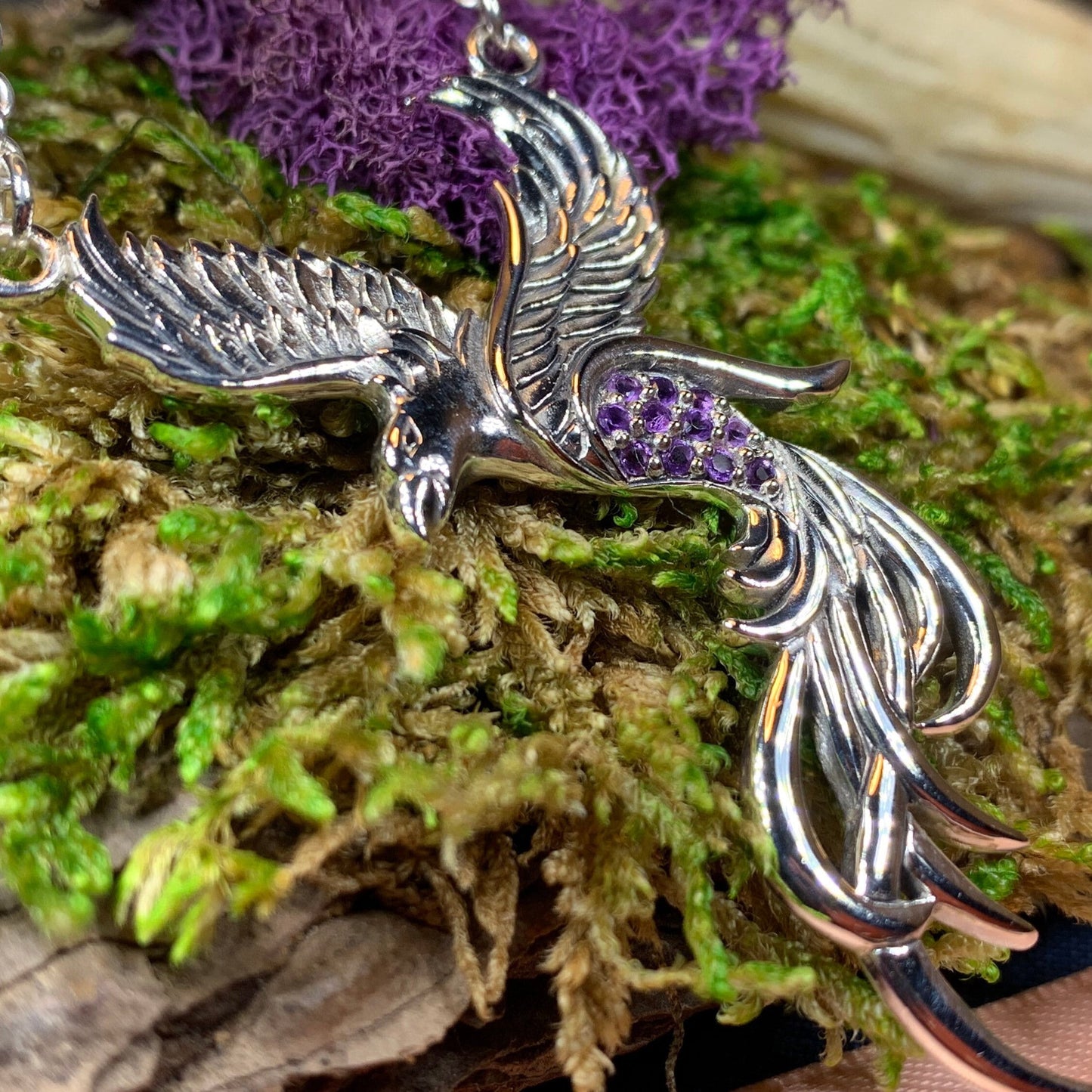 Starfire Phoenix Necklace — view 5