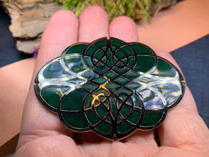 Celtic Brooch, Celtic Jewelry, Irish Jewelry, Scotland Jewelry, Anniversary Gift, Ireland Brooch, Enamel Jewelry, Celtic Pin, Wife Gift