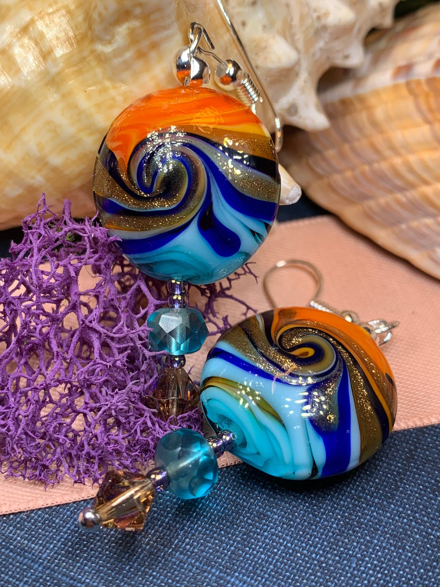 Beach Sunset Earrings — view 5