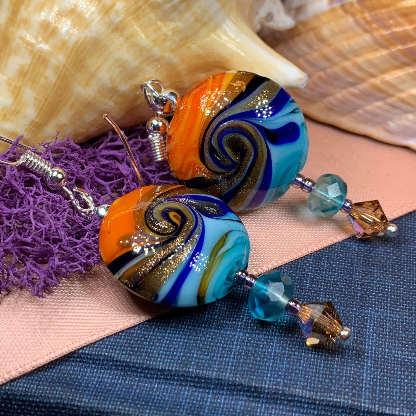 Beach Sunset Earrings — view 3