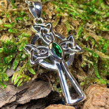 Load image into Gallery viewer, Celtic Cross Necklace, Cross Pendant, Irish Cross Necklace, Irish Jewelry, First Communion Gift, Religious Jewelry, Ireland Gift, Mom Gift
