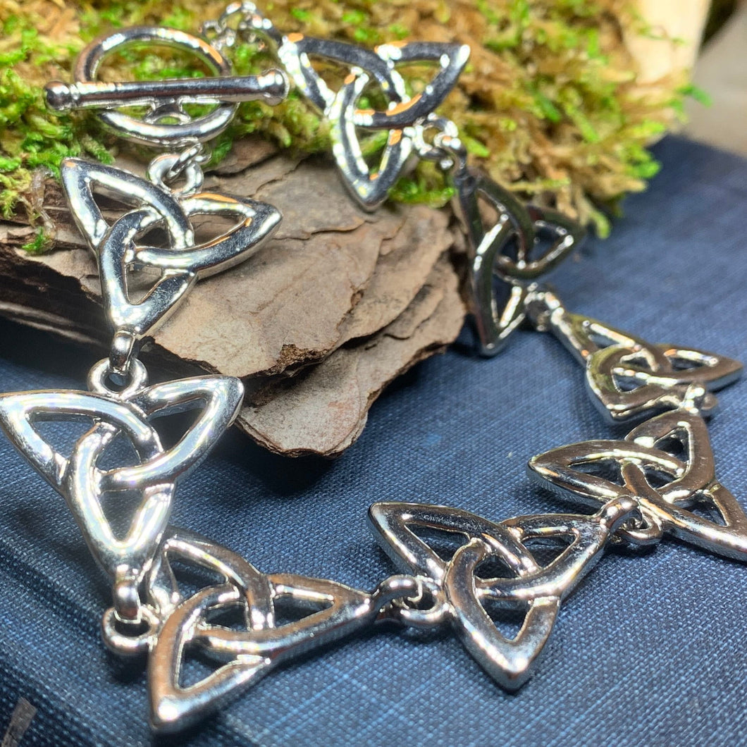 Trinity Knot Bracelet, Celtic Jewelry, Irish Jewelry, Norse Jewelry, Ireland Jewelry, Anniversary Gift, Celtic Knot Jewelry, Scotland Gift