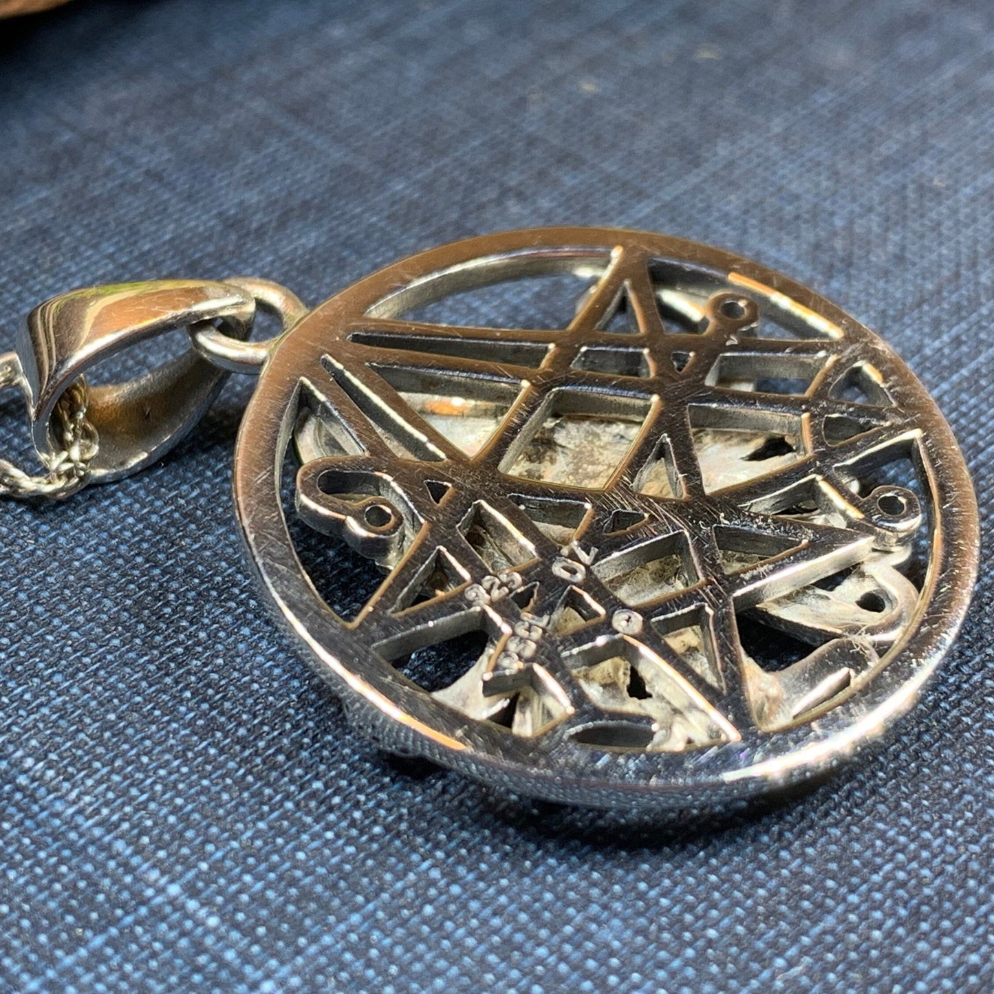 Lovecraft Cthulhu Octopus Necklace in Sterling Silver — view 6