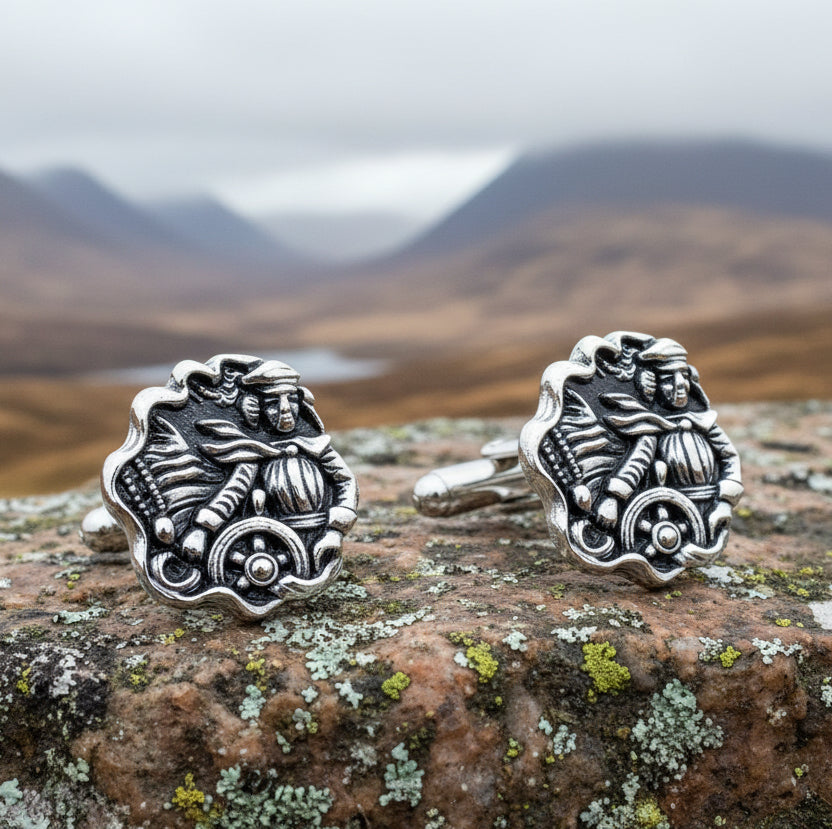 Nautical Sea Captain Cufflinks for Men — view 5
