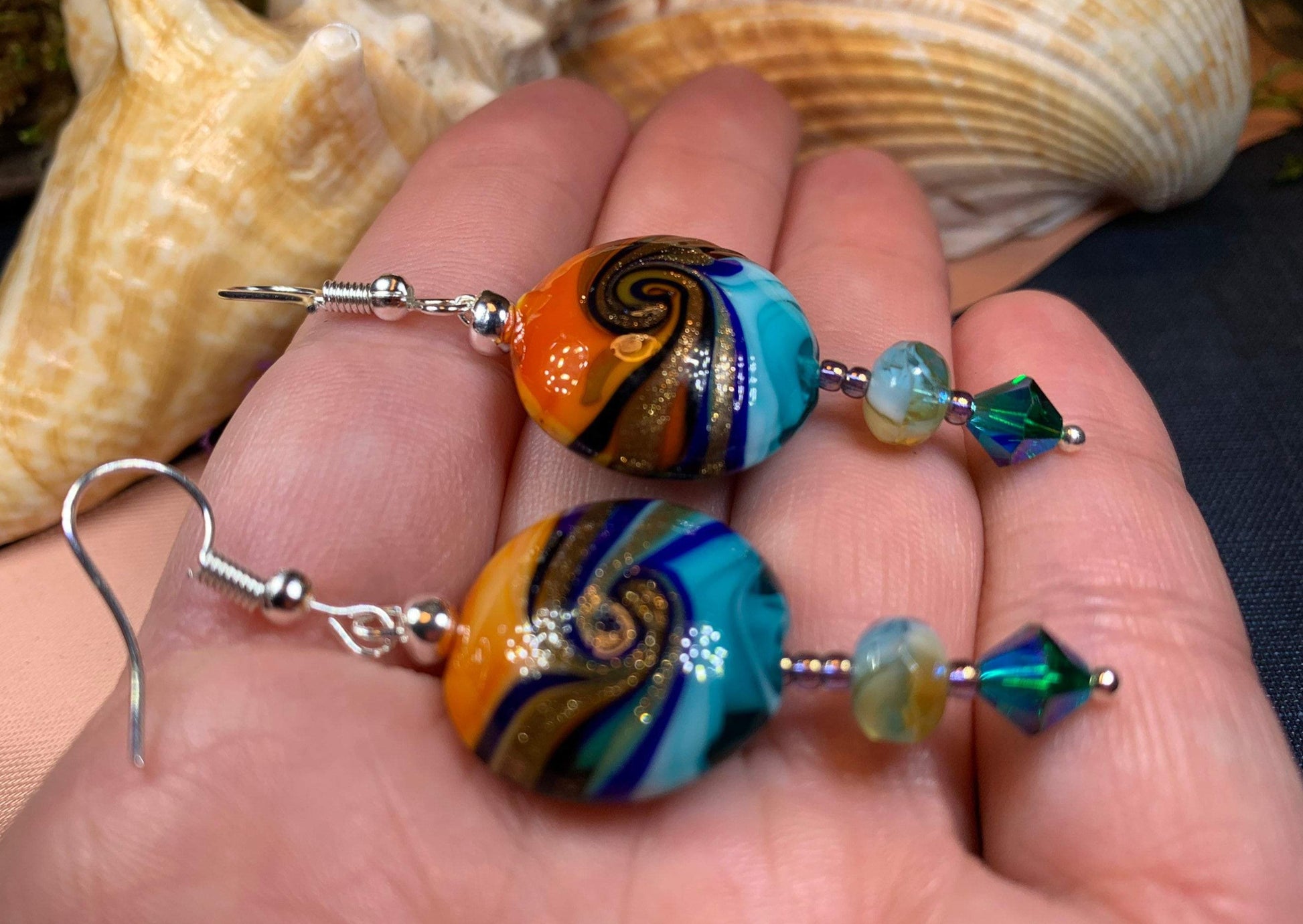 Beach Sunset Earrings — view 4