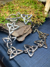 Load image into Gallery viewer, Trinity Knot Bracelet, Celtic Jewelry, Irish Jewelry, Norse Jewelry, Ireland Jewelry, Anniversary Gift, Celtic Knot Jewelry, Scotland Gift
