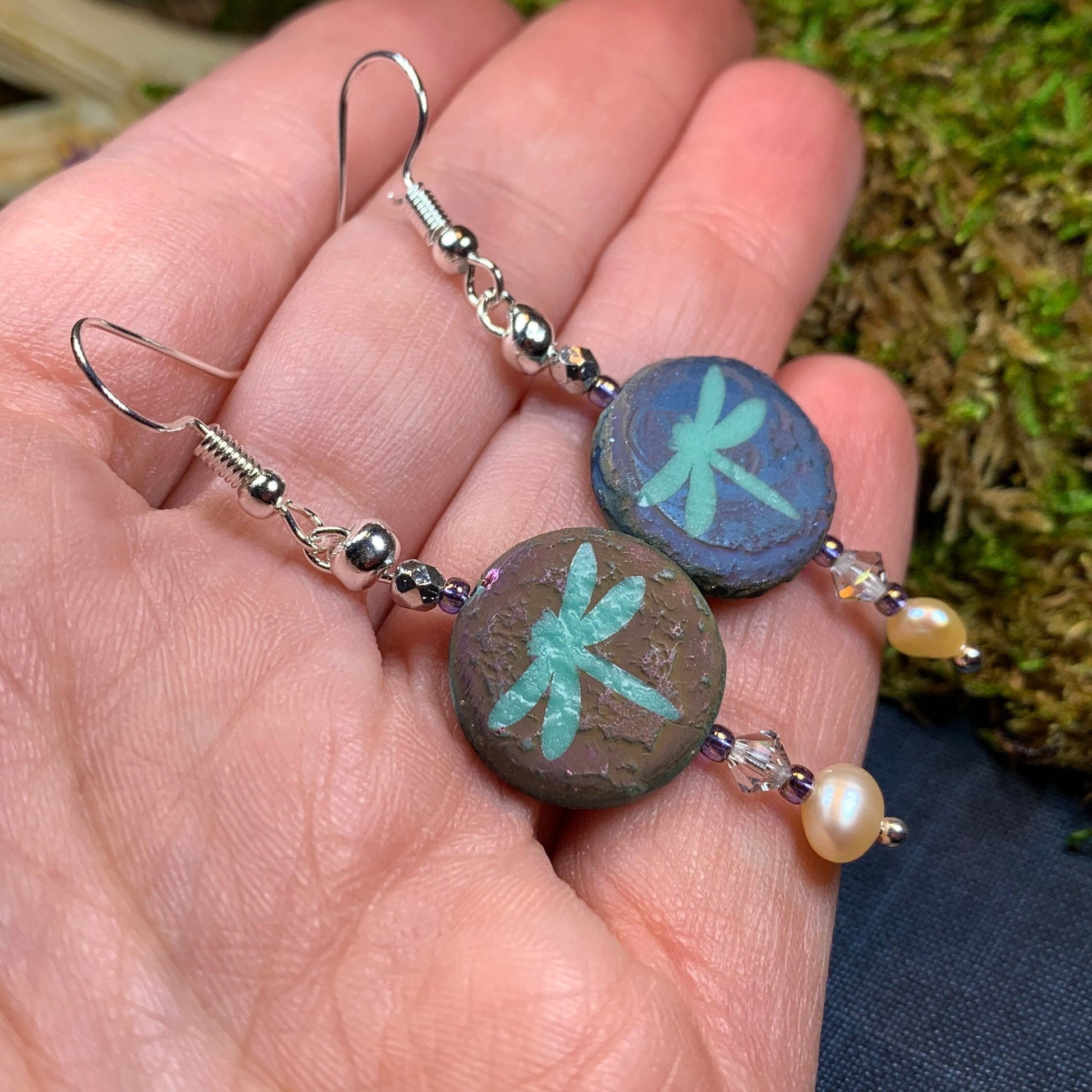 Summer Dragonfly Earrings — view 4