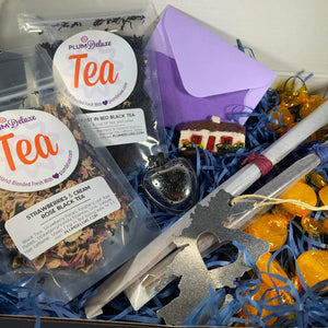Scottish Gift Box, Tea Gift Box, Cottage Incense Holder, Scotland Gift Box, Incense Sticks, New Home Gift, Get Well Gift, Thank You Gift