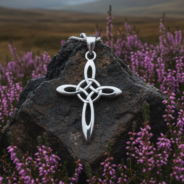 Celtic Cross Necklace, Irish Jewelry, Celtic Jewelry, First Communion Gift, Confirmation Gift, Irish Cross, Religious Jewelry, Mom Gift