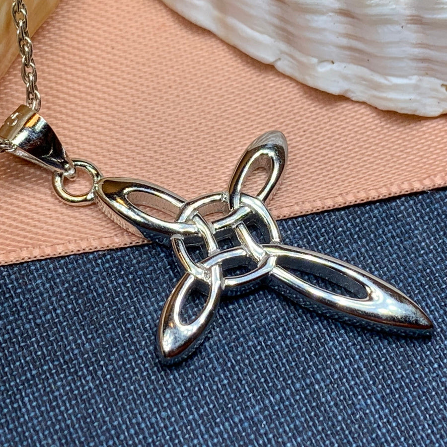 Celtic Cross Necklace, Irish Jewelry, Celtic Jewelry, First Communion Gift, Confirmation Gift, Irish Cross, Religious Jewelry, Mom Gift