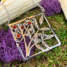 Load image into Gallery viewer, Tree of Life Necklace, Celtic Jewelry, Rowan Tree Pendant, Scotland Jewelry, Nature Jewelry, Tree Jewelry, Wiccan Jewelry, Pagan Jewelry
