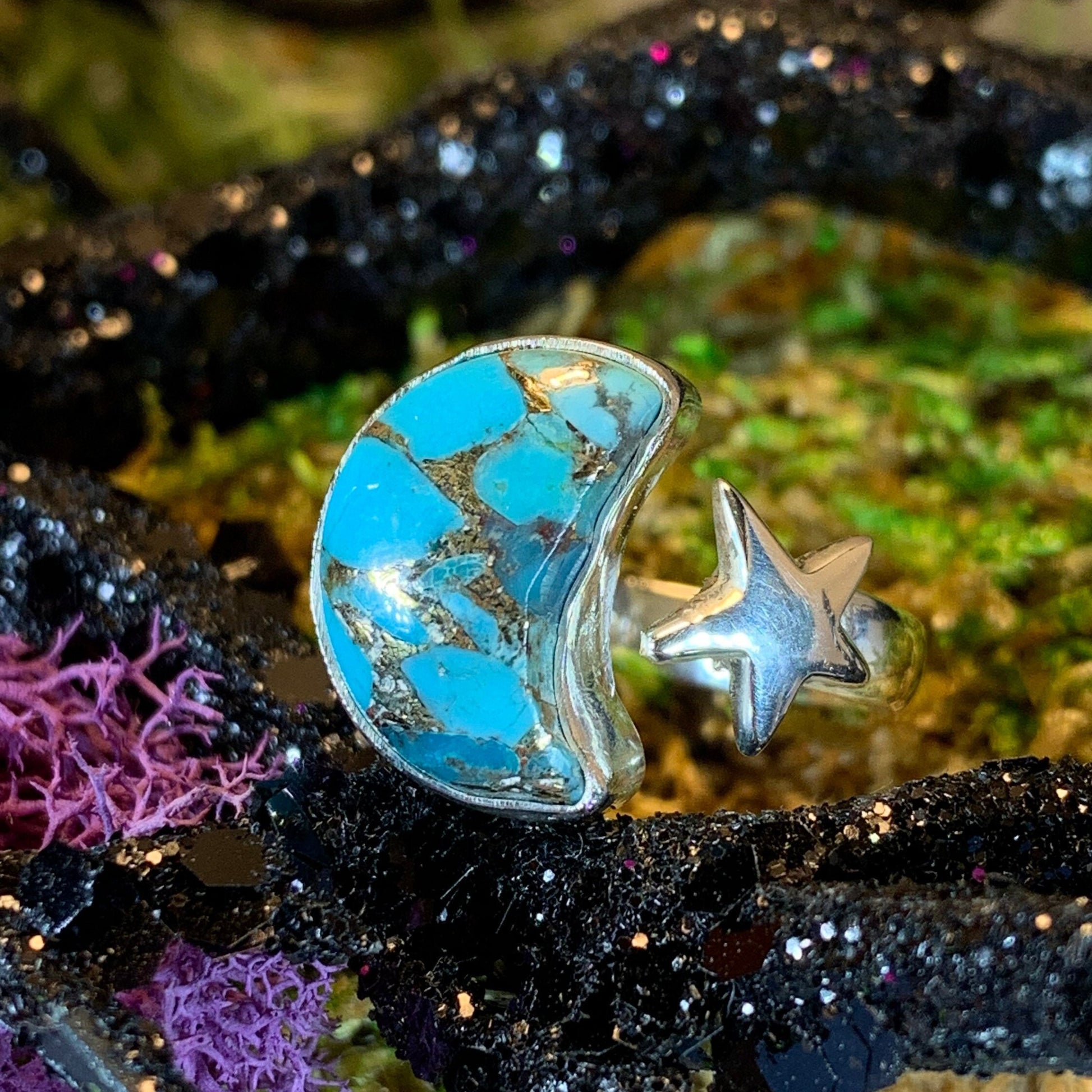 Moanne Crescent Moon Ring — view 4