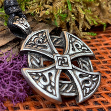 Load image into Gallery viewer, Celtic Cross Necklace, Ireland Gift, Irish Jewelry, Destiny Knot Cross, Scotland Jewelry, Celtic Jewelry, Cross Necklace, Celtic Knot Gift
