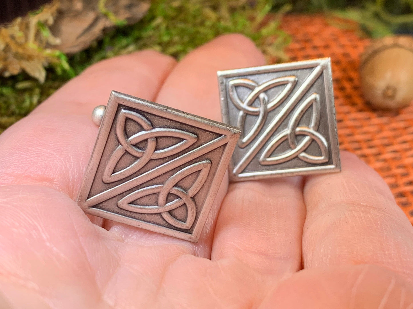 Trinity Knot Cuff Links, Celtic Jewelry, Irish Jewelry, Scotland Jewelry, Celtic Jewelry, Groom Gift, Best Man Gift, Anniversary Gift