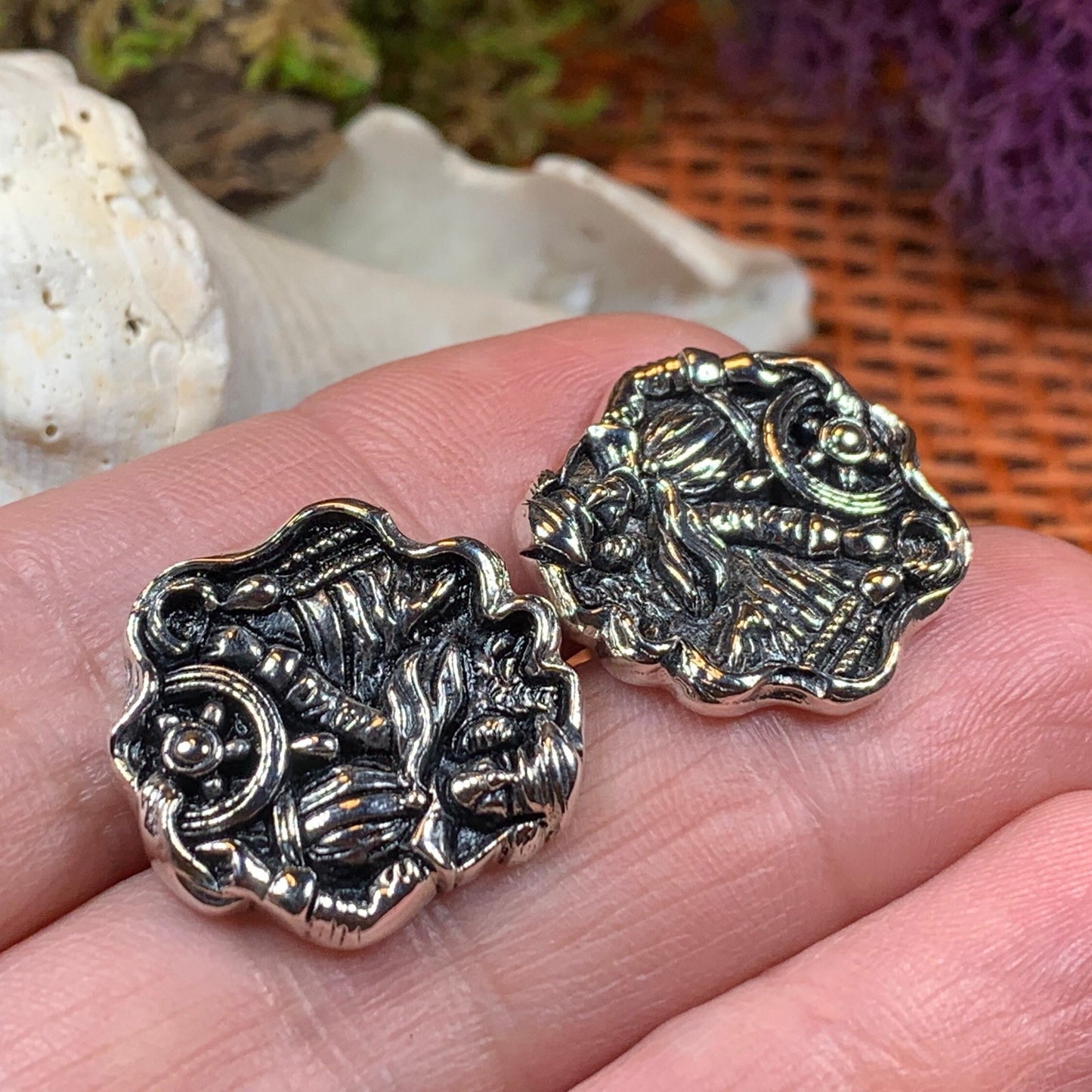 Nautical Sea Captain Cufflinks for Men — view 6