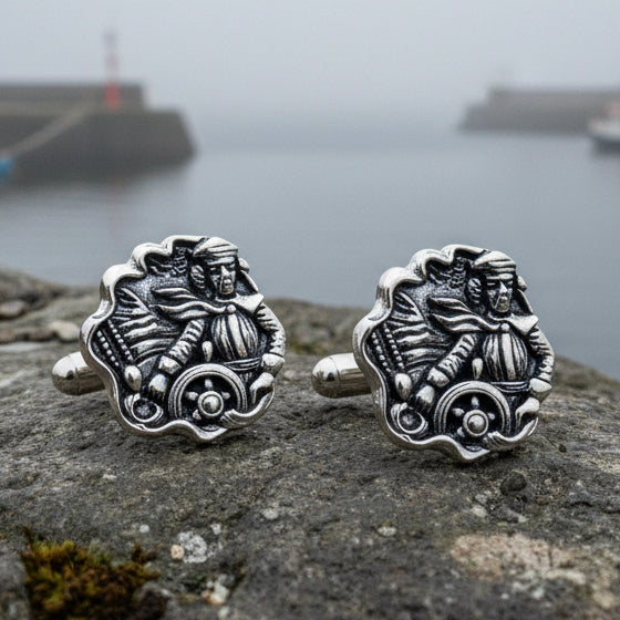 Nautical Sea Captain Cufflinks for Men — view 3