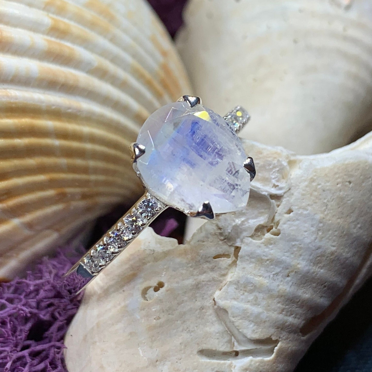 Kerrilyn Moonstone Ring — view 8