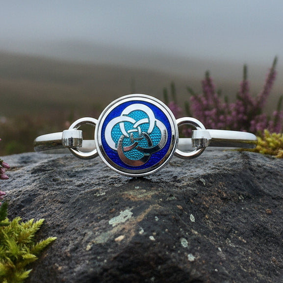 Enamel Celtic Dara Knot Bracelet