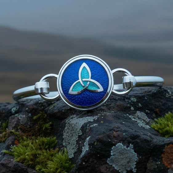 Enamel Celtic Trinity Knot Bracelet