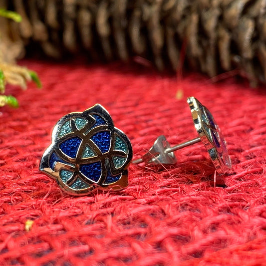 Celtic Knot Stud Earrings — view 9