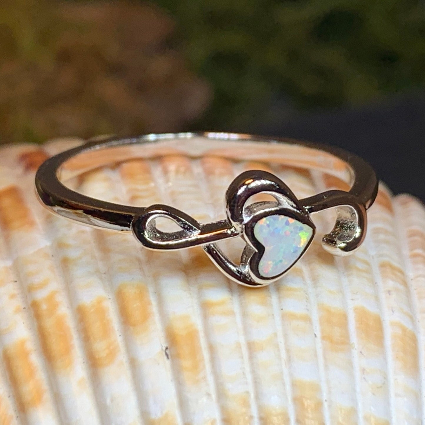 Music Note Opal Ring — view 3