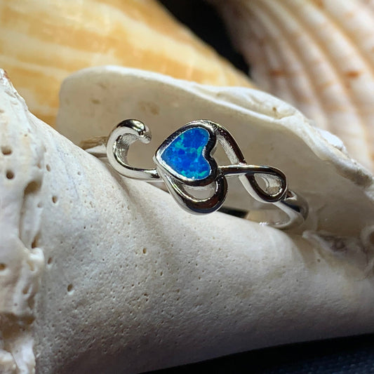 Music Note Opal Ring — view 7