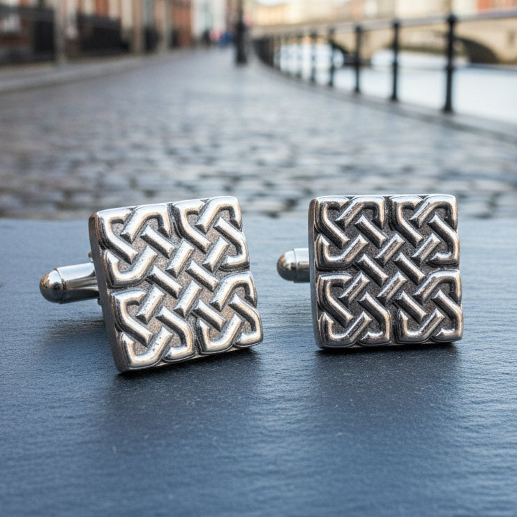 Celtic Knot Cuff Links, Celtic Jewelry, Irish Jewelry, Scotland Jewelry, Celtic Jewelry, Groom Gift, Best Man Gift, Anniversary Gift