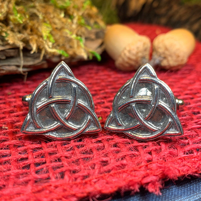 Trinity Knot Cuff Links, Celtic Jewelry, Irish Jewelry, Scotland Jewelry, Celtic Jewelry, Groom Gift, Best Man Gift, Anniversary Gift