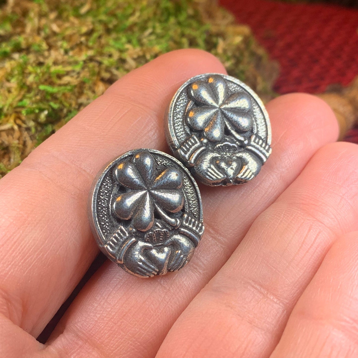 Irish Shamrock Cufflinks — view 4