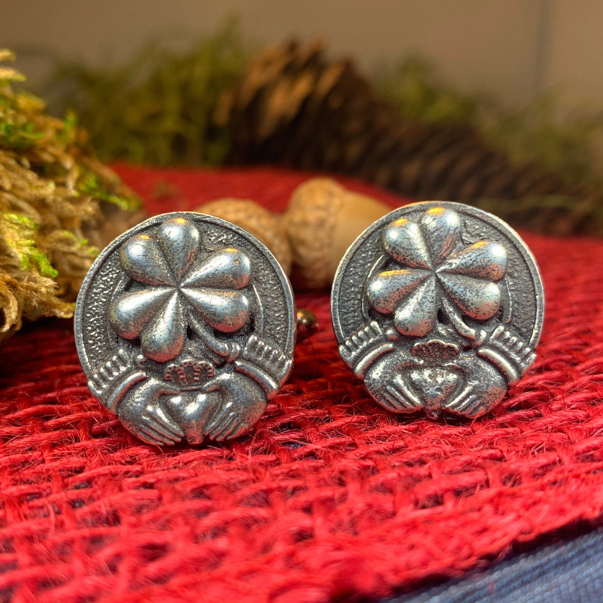 Irish Shamrock Cufflinks — view 8
