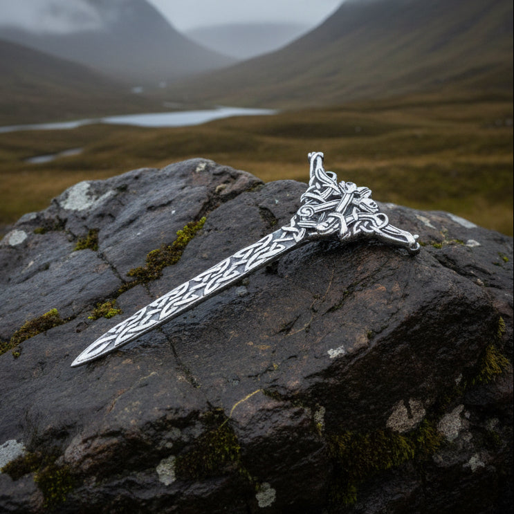 Dancing Dragons Kilt Pin — view 7