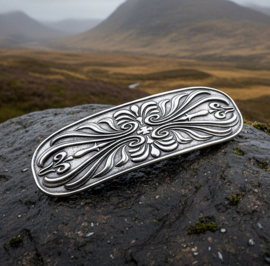 Celtic Knot Hair Clip, Celtic Barrette, Irish Jewelry, Pagan Jewelry, Friendship Gift, Wiccan Jewelry, Norse Jewelry, Animal Barrette