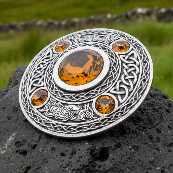 Celtic Raven Brooch - Handmade in Scotland — view 9
