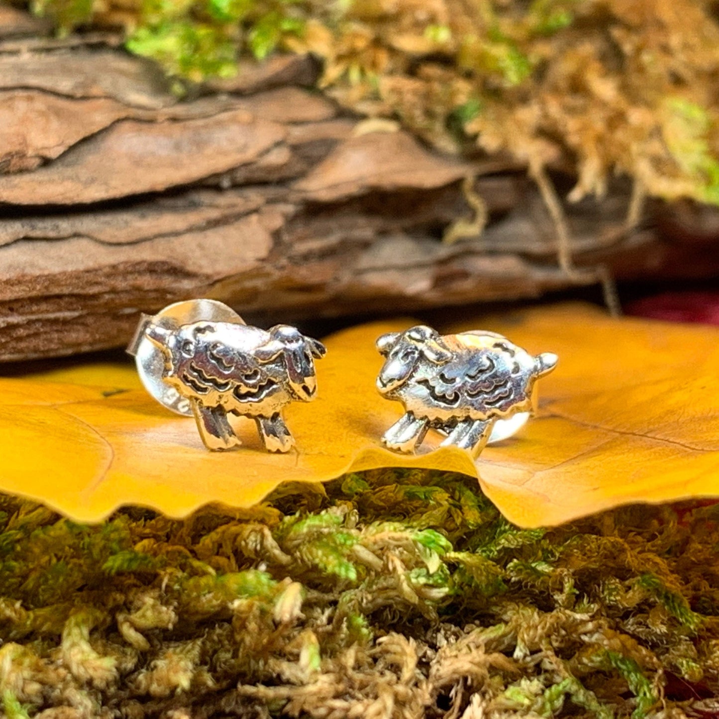 Sheep Earrings, Irish Jewelry, Lamb Jewelry, Nature Jewelry, Mom Gift, Animal Jewelry, Gift for Her, Animal Jewelry, Friend Gift, Wife Gift