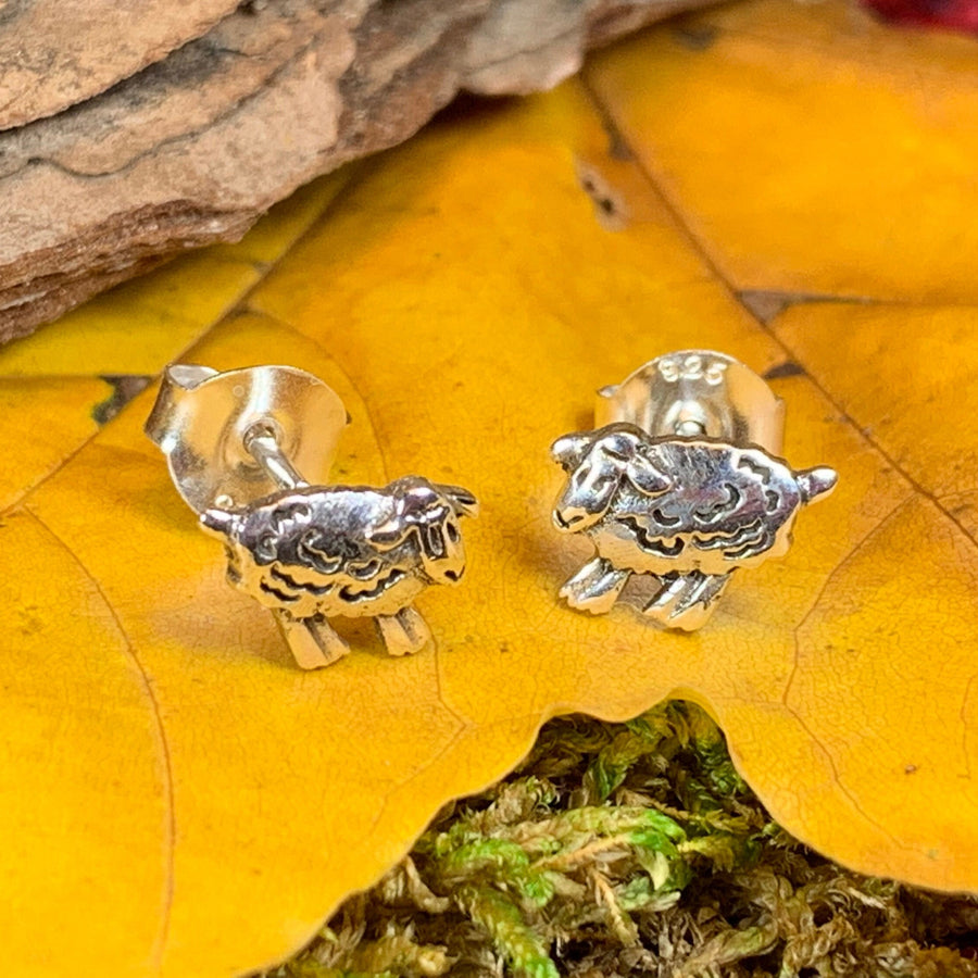 Sheep Earrings, Irish Jewelry, Lamb Jewelry, Nature Jewelry, Mom Gift, Animal Jewelry, Gift for Her, Animal Jewelry, Friend Gift, Wife Gift