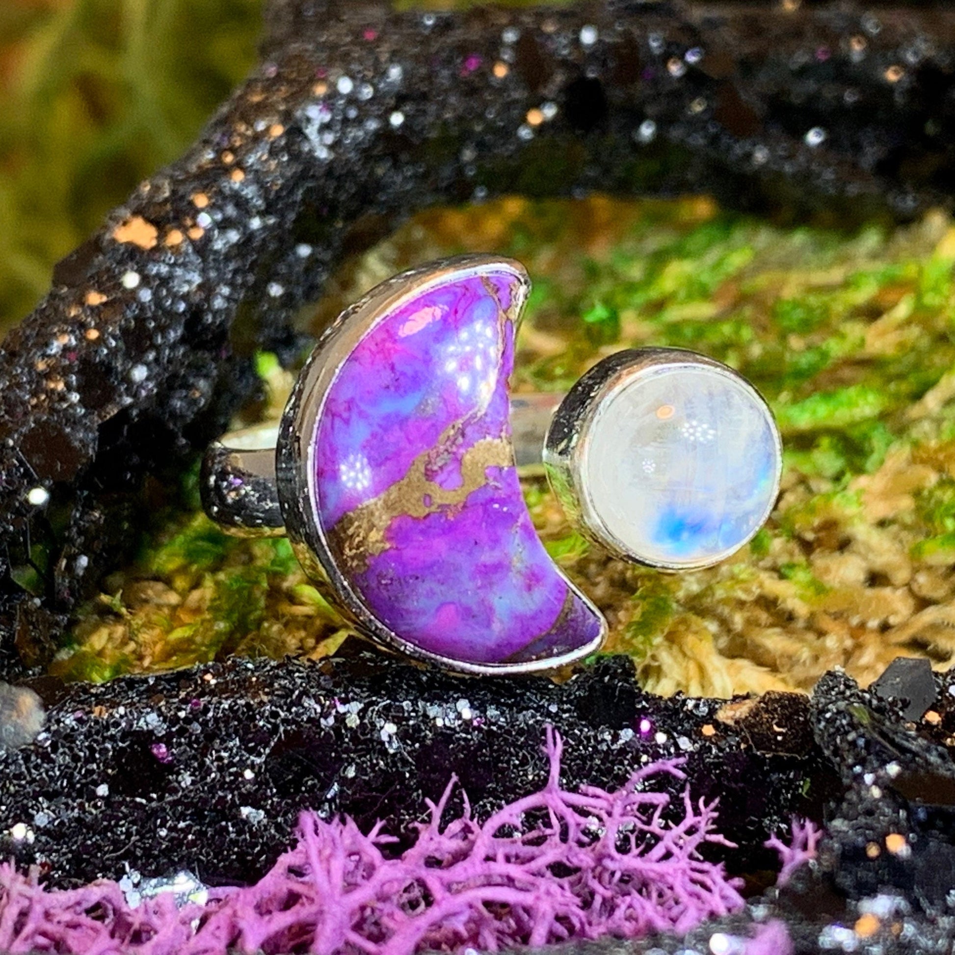 Khoeli Crescent Moon Ring — view 3