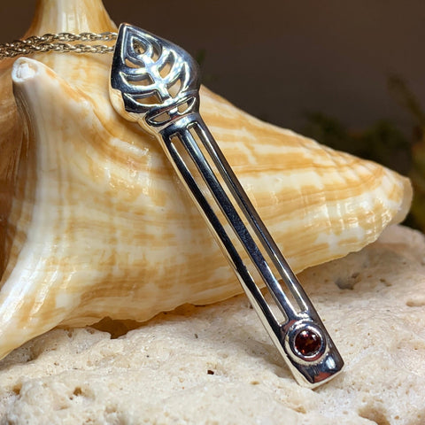 Load image into Gallery viewer, Mackintosh Necklace, Scotland Jewelry, Celtic Jewelry, Rose Jewelry, Art Deco Pendant, Anniversary Gift, Scottish Necklace, Wife Gift
