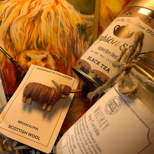 Scottish Gift Box, Scone Gift Box, Highland Cow Gift, Scotland Gift Box, Outlander Gift, New Home Gift, Get Well Gift, Thank You Gift