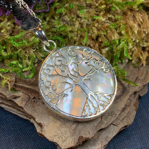 Tree of Life Necklace, Celtic Jewelry, Silver Tree Pendant, Anniversary Gift, Bridal Jewelry, Viking Jewelry, Graduation Gift, Irish Jewelry