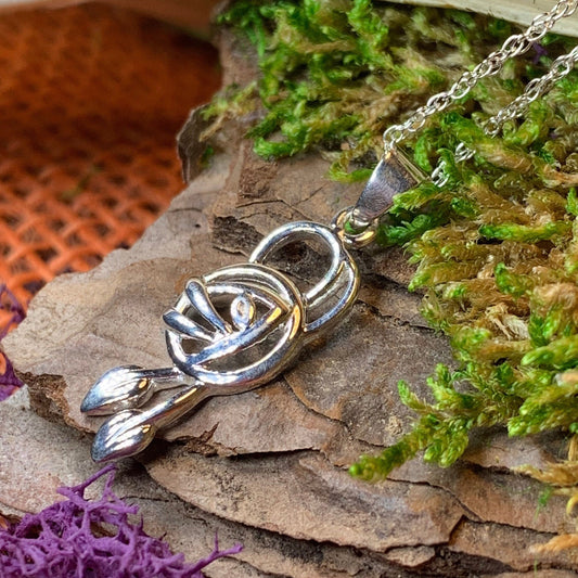 Mackintosh Rose Necklace, Scotland Jewelry, Celtic Jewelry, Rose Jewelry, Art Deco Pendant, Anniversary Gift, Scottish Necklace, Wife Gift