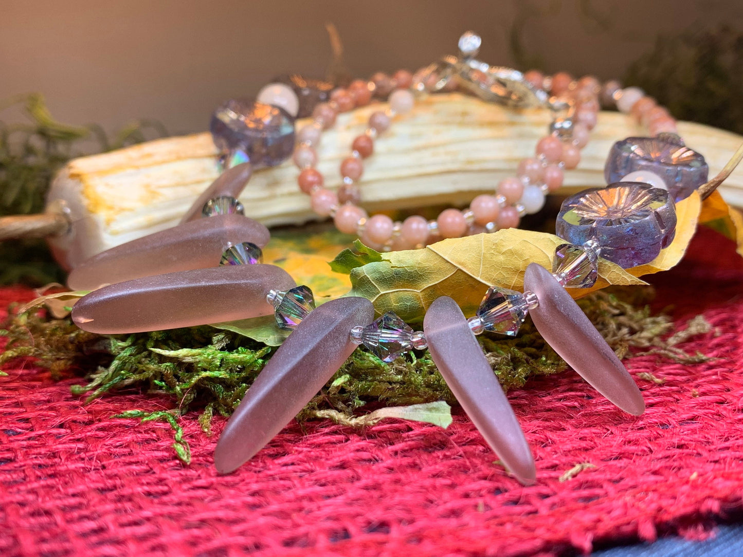 Highland Sunrise Crystal Necklace — view 5