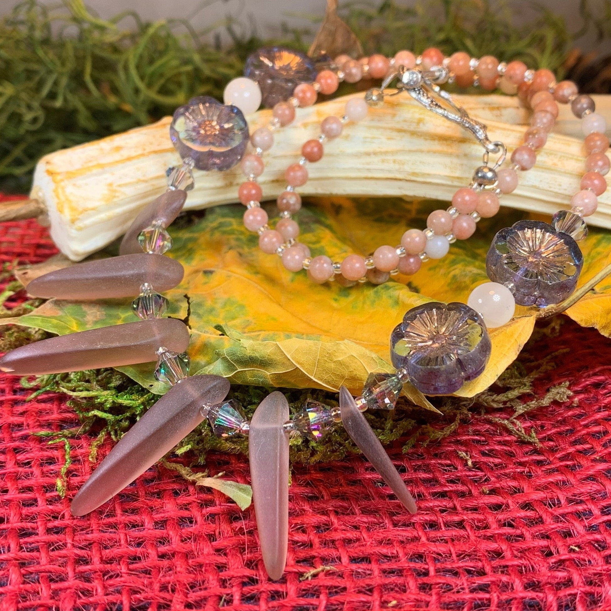 Highland Sunrise Crystal Necklace — view 9