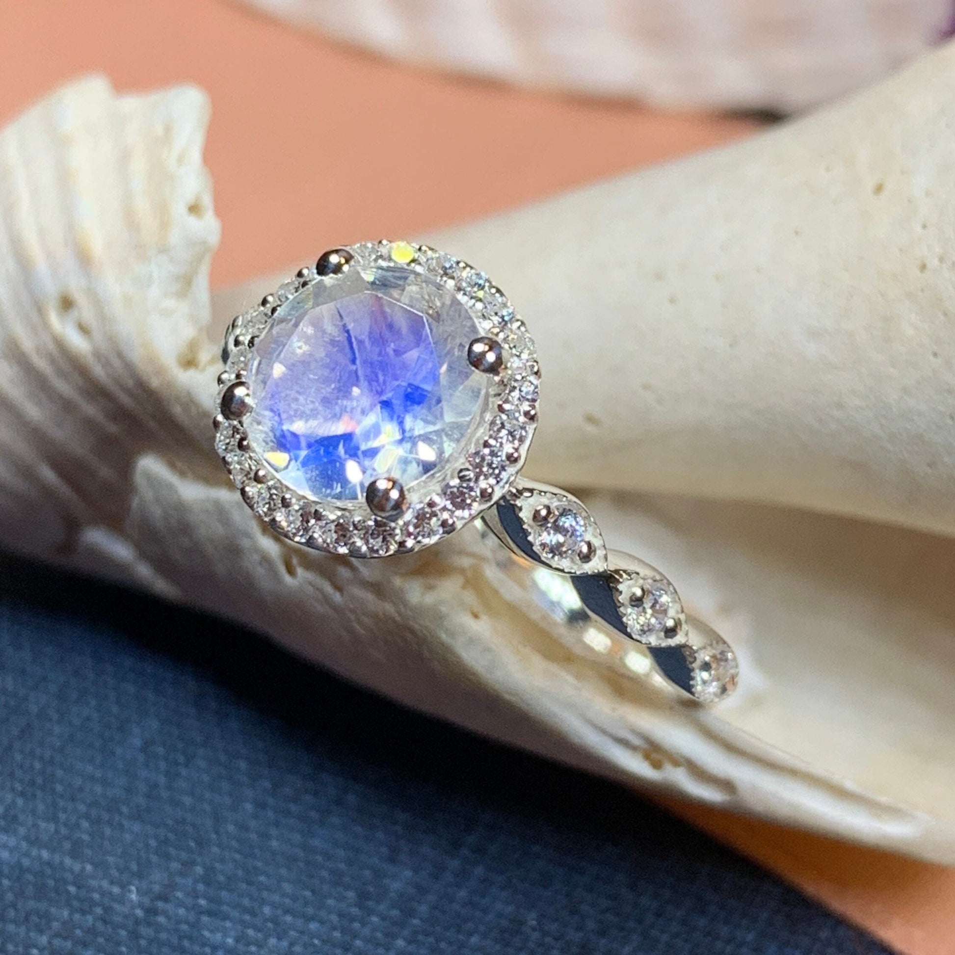 Dunaway Moonstone Ring — view 11