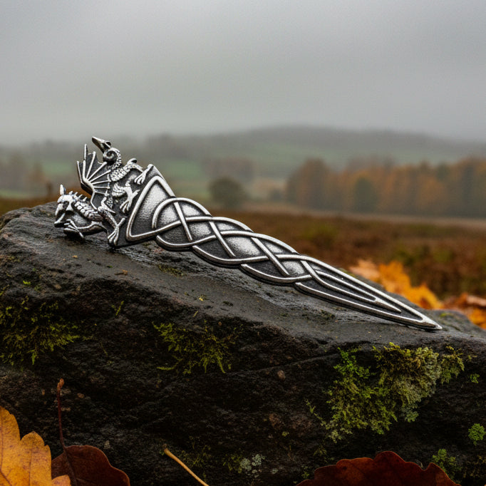 Cadwal Welsh Dragon Kilt Pin — view 6