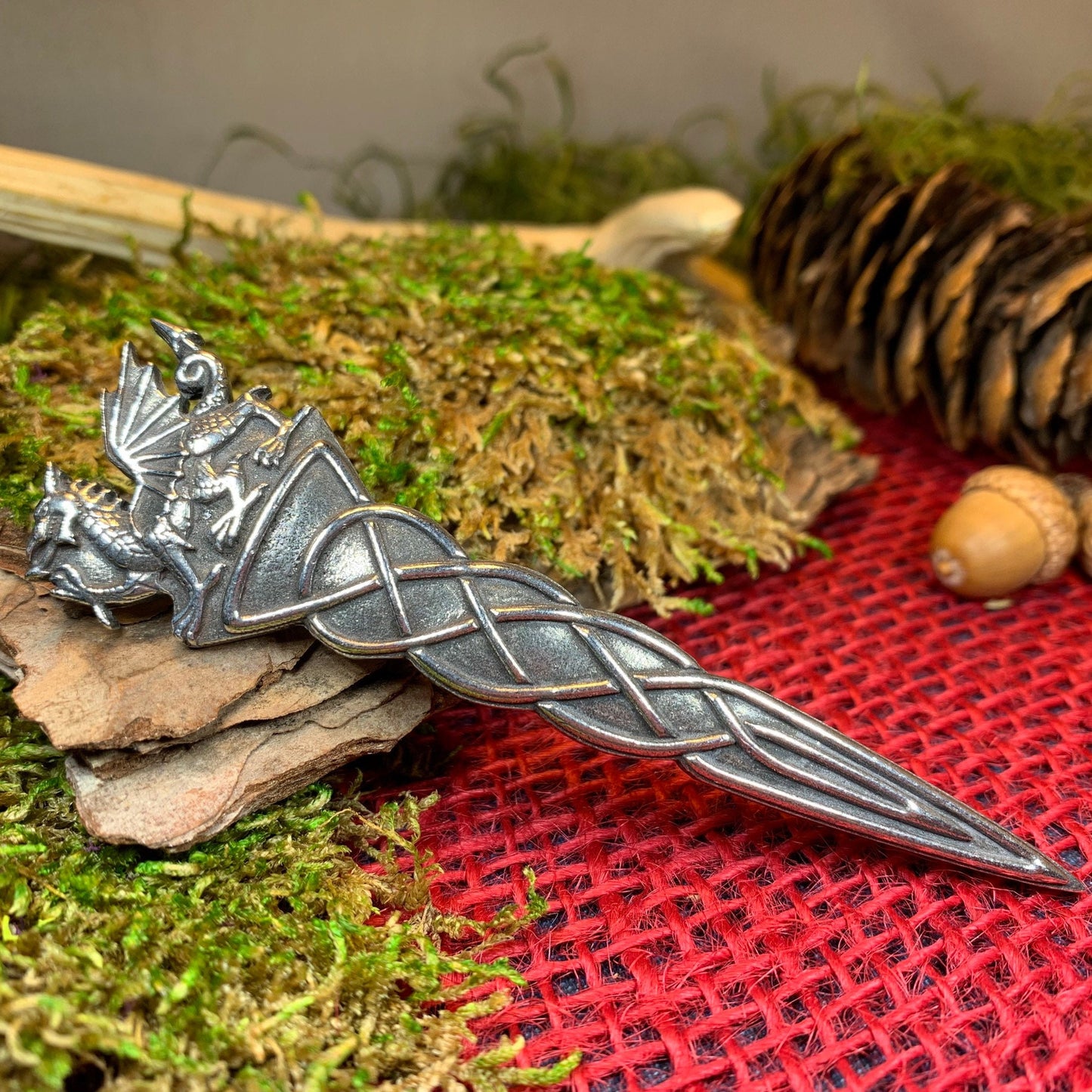 Cadwal Welsh Dragon Kilt Pin — view 8