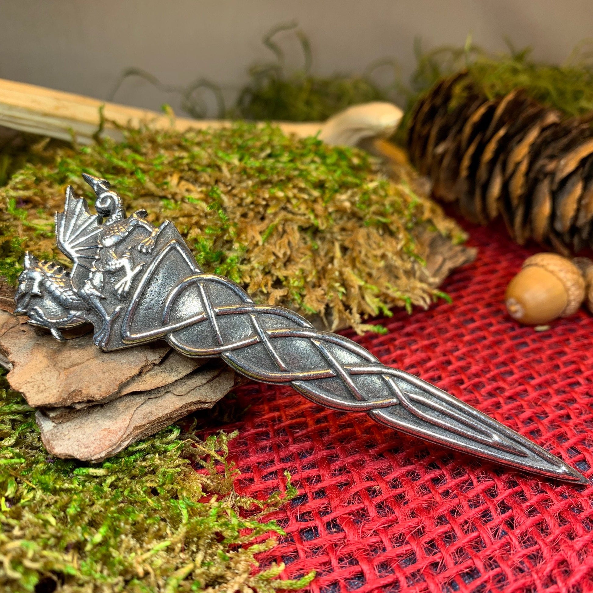 Cadwal Welsh Dragon Kilt Pin — view 8