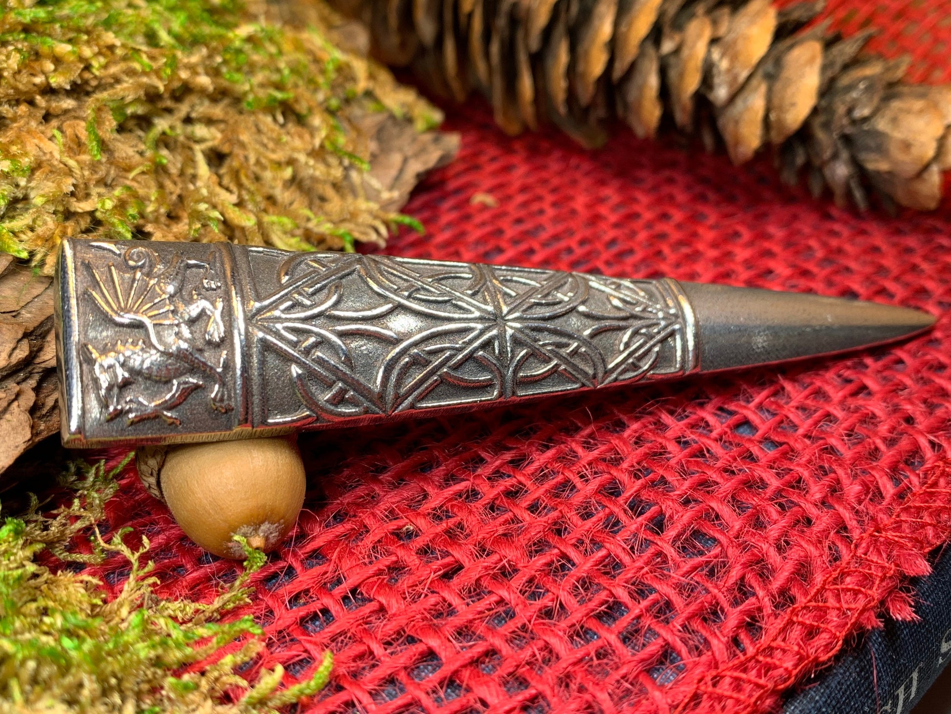 Aerona Welsh Dragon Kilt Pin — view 5