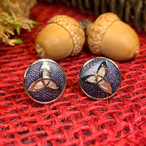 Celtic Knot Stud Earrings, Irish Jewelry, Celtic Jewelry, Trinity Knot Earrings, Irish Dancer Gift, Norse Jewelry, Scottish Post Earrings