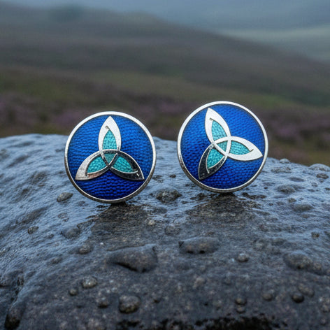 Celtic Knot Stud Earrings, Irish Jewelry, Celtic Jewelry, Trinity Knot Earrings, Irish Dancer Gift, Norse Jewelry, Scottish Post Earrings