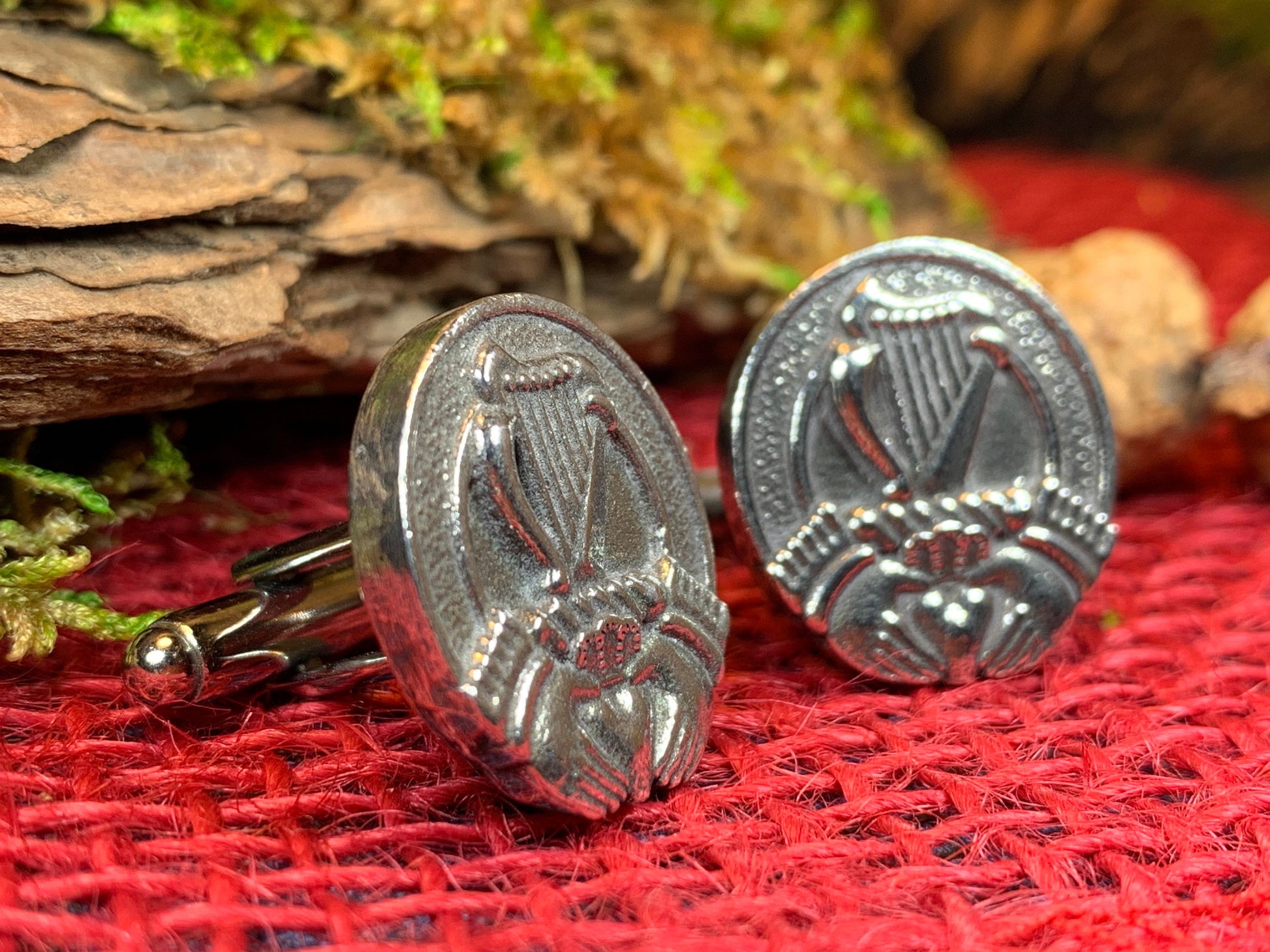 Irish Harp Cuff Links, Celtic Jewelry, Irish Claddagh Jewelry, Ireland Jewelry, Celtic Jewelry, Groom Gift, Best Man Gift, Anniversary Gift